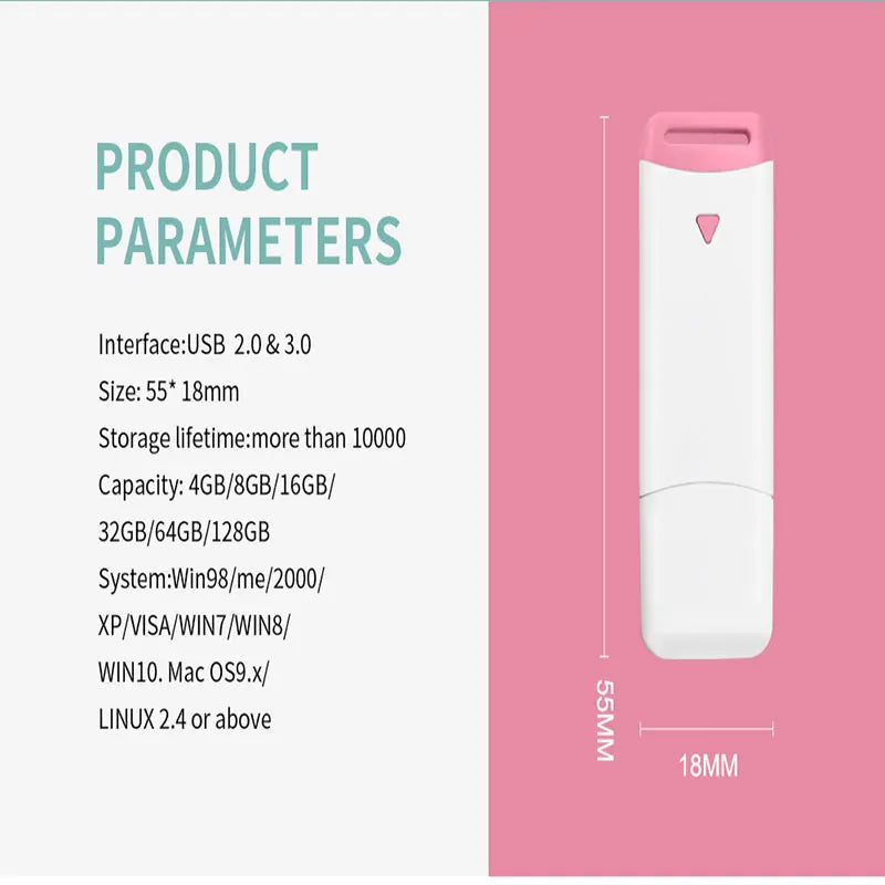 10Pcs/Lot USB Flash Drives 1G 4GB Pendrive 8GB 16GB Creative Gifts Pen Drive 3.0/2.0 Memory Sticks 16G With type-c USB Free LOGO Zpaxo