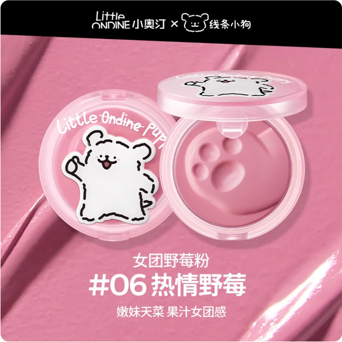 Little Ondina Puppy Blush Xiaoaoting Cream Cheek Colors Rippling Zpaxo 06