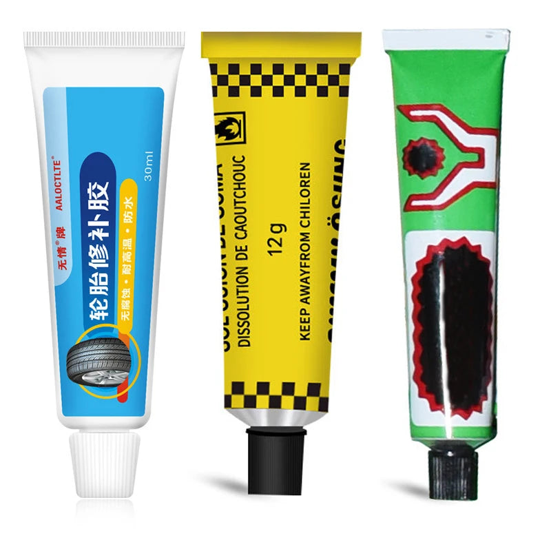 Tire Repair Glue – Strong Rubber Adhesive for Bikes & Motorcycles