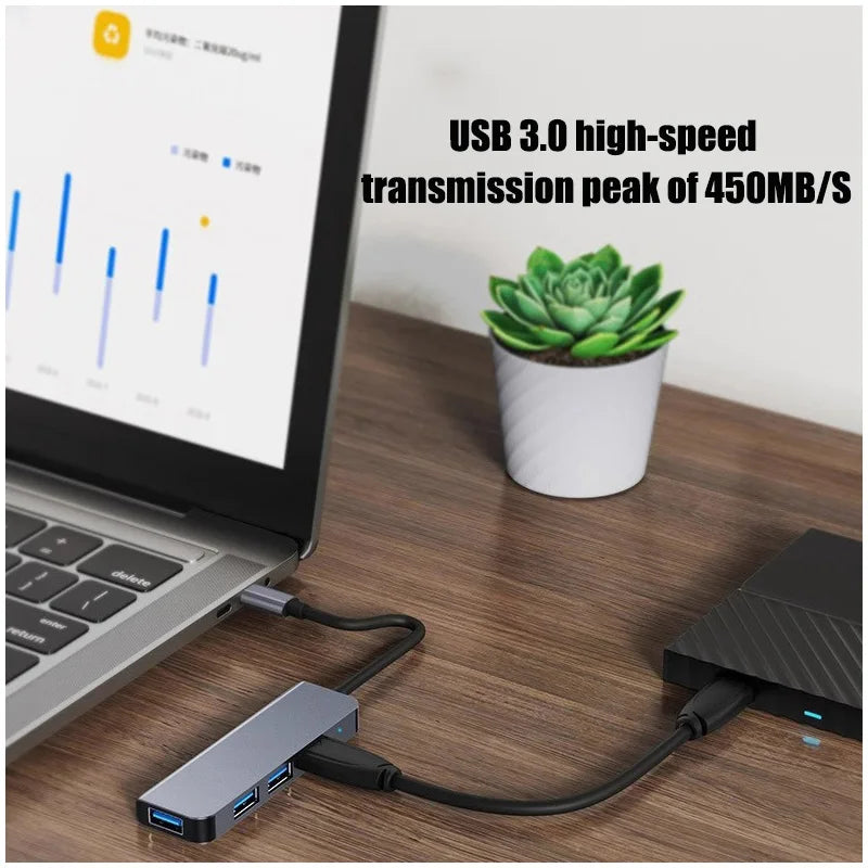 HUB USB 3 0 2 4in1 Socket Laptop Tablet Distribution Device Port Zpaxo