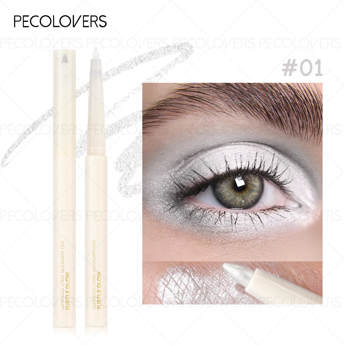1PC Highlighting/Matte Eyeshadow And Eyeliner Pencil - Brightening Under-Eye Pencil for Long-Lasting Makeup. Zpaxo 01