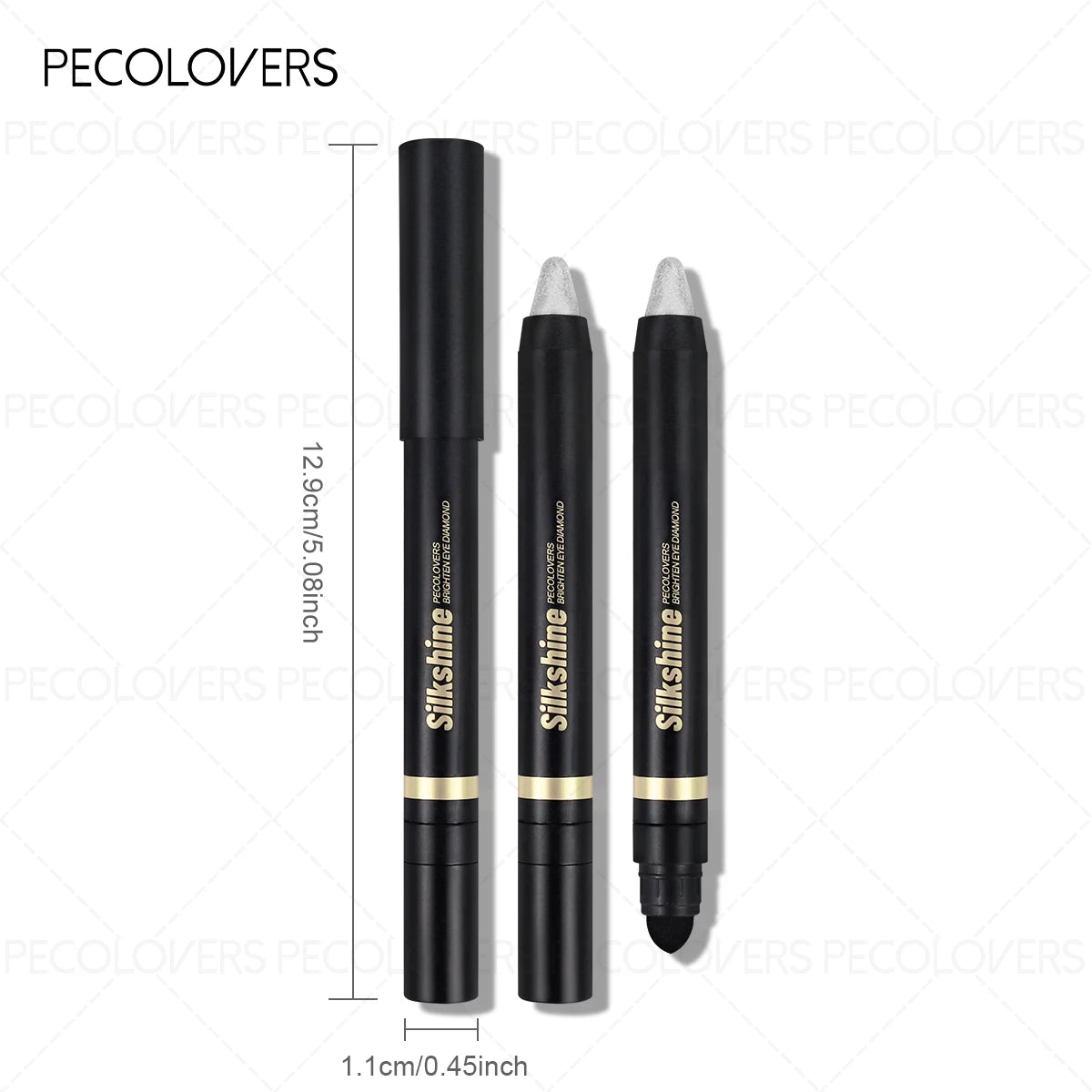 1PC Pearly Glitter Eyeshadow Stick，Waterproof Shimmer Finish ,Smudge-Proof ,Mesmerizing Eye Makeup Pen for Bold & Defined Looks Zpaxo
