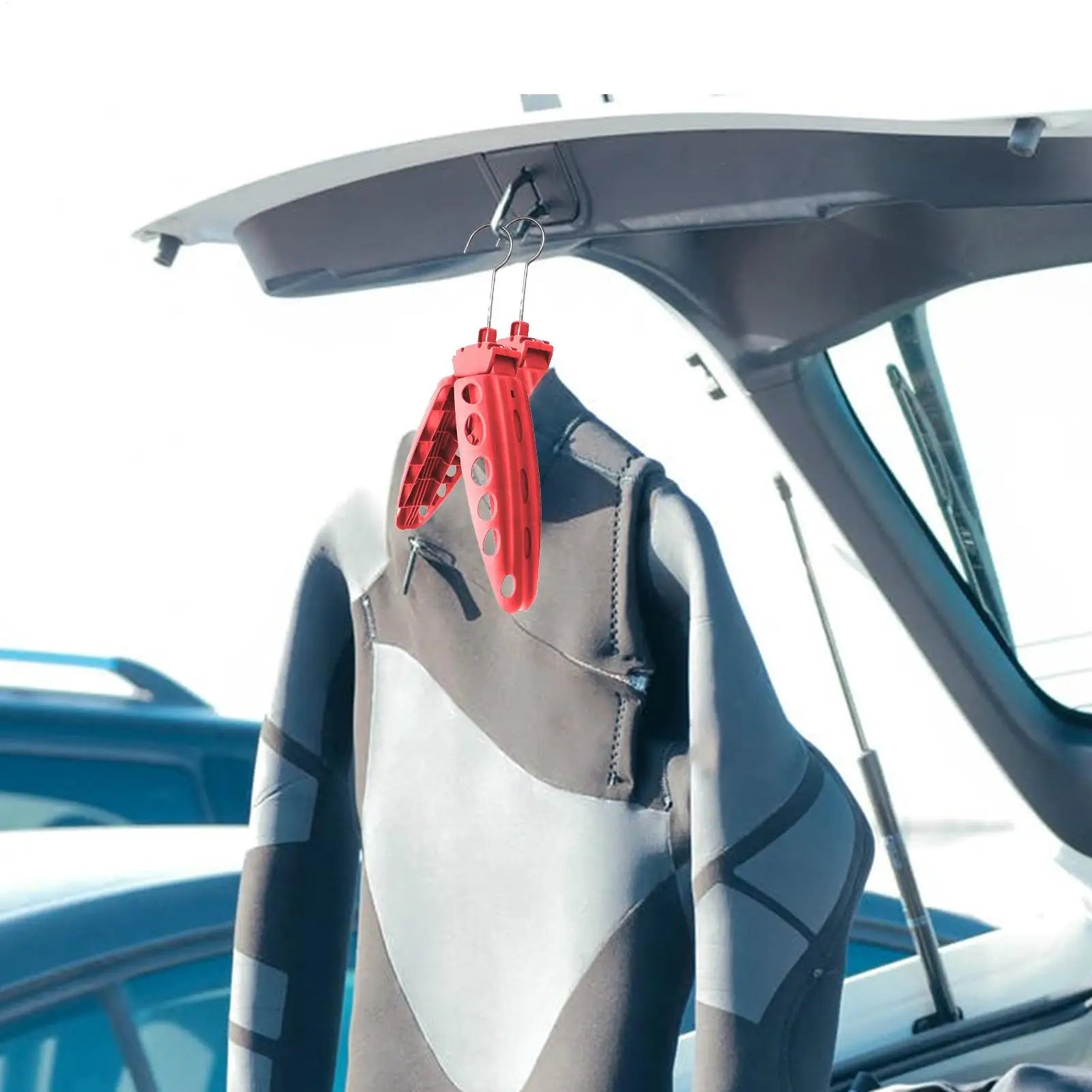 Portable Foldable Travel Wetsuit Hanger Heavy Duty Diving Suit