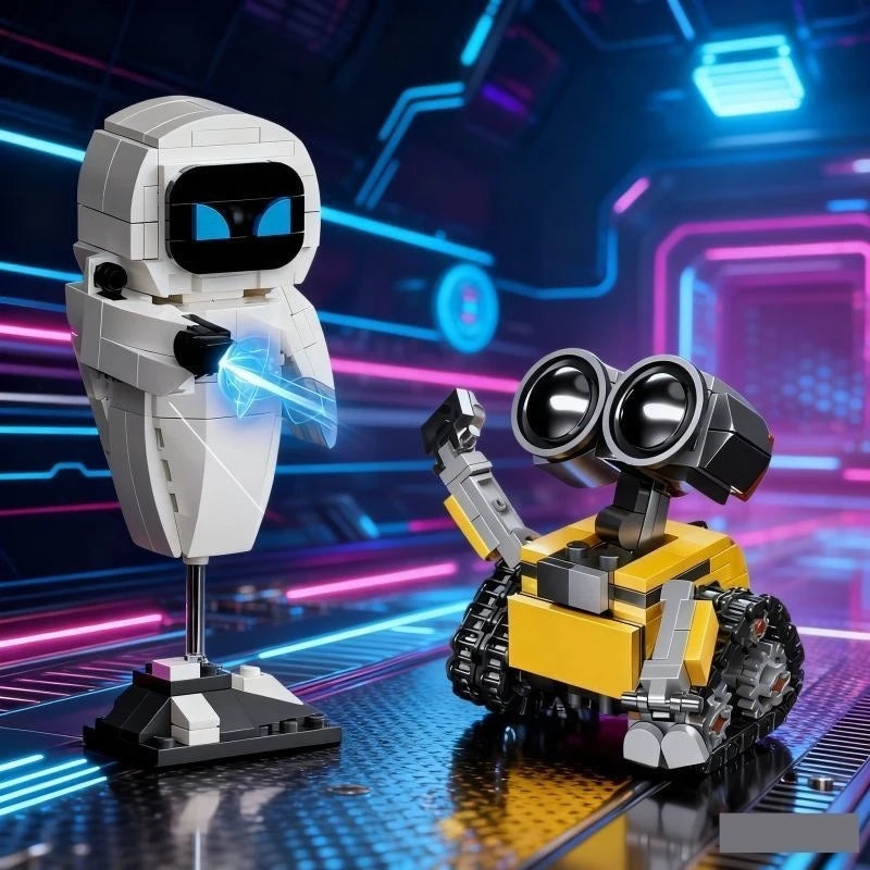 Mecha Robot Building Blocks Creative Desktop Ornaments Anime Movie