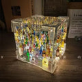 DIY Wine Bottle Cube 3D Night Light Mirror Desktop Ornament 3D Illusion Night Light Zpaxo Multi-Colored