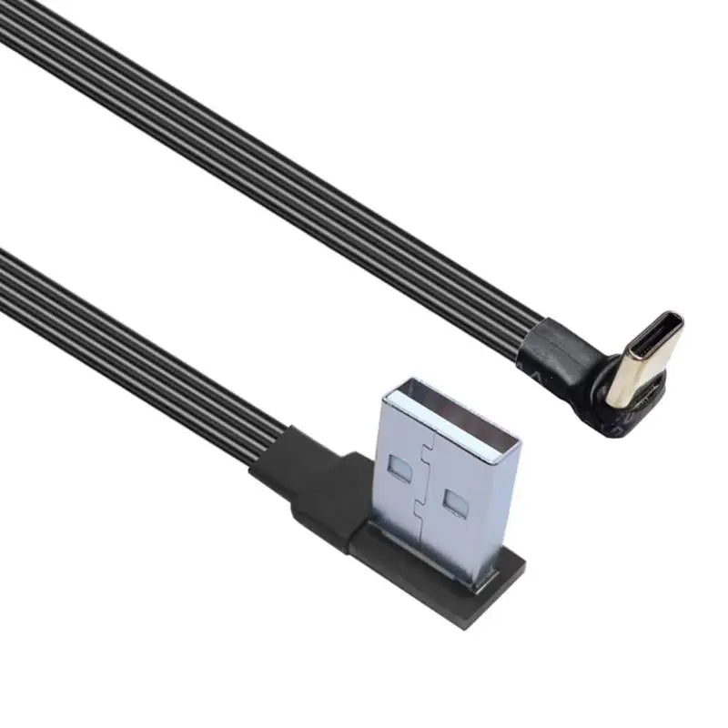 652F USB to Type C Cable 90 Degree USB Fast Data Charging Cable for PC Zpaxo A2EB4NB109897-5-R China Mainland