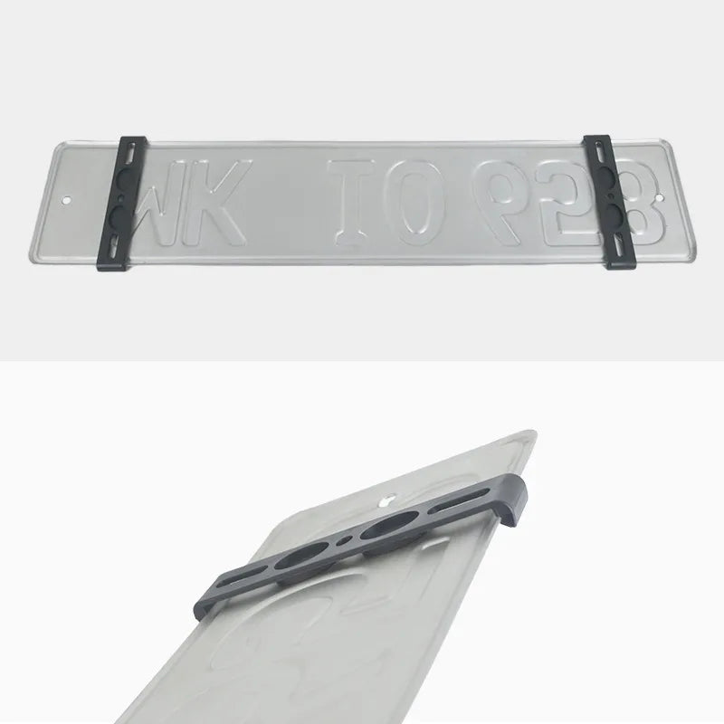 European License Plate Frame – Stainless Steel Car Reg Holder License Plate Frame Zpaxo
