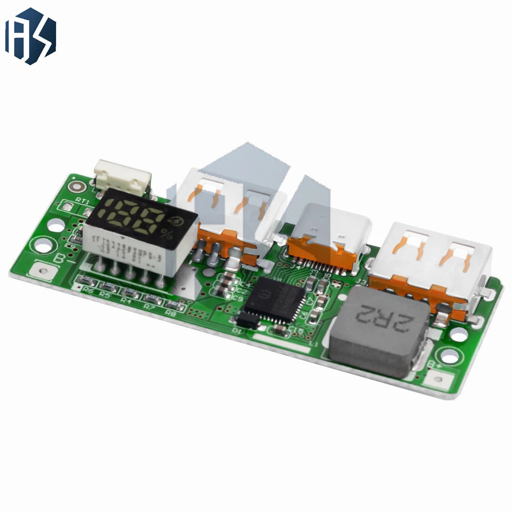 IP5356 Fast Charging Module 5V 3A Lithium Battery Charger Digital Zpaxo