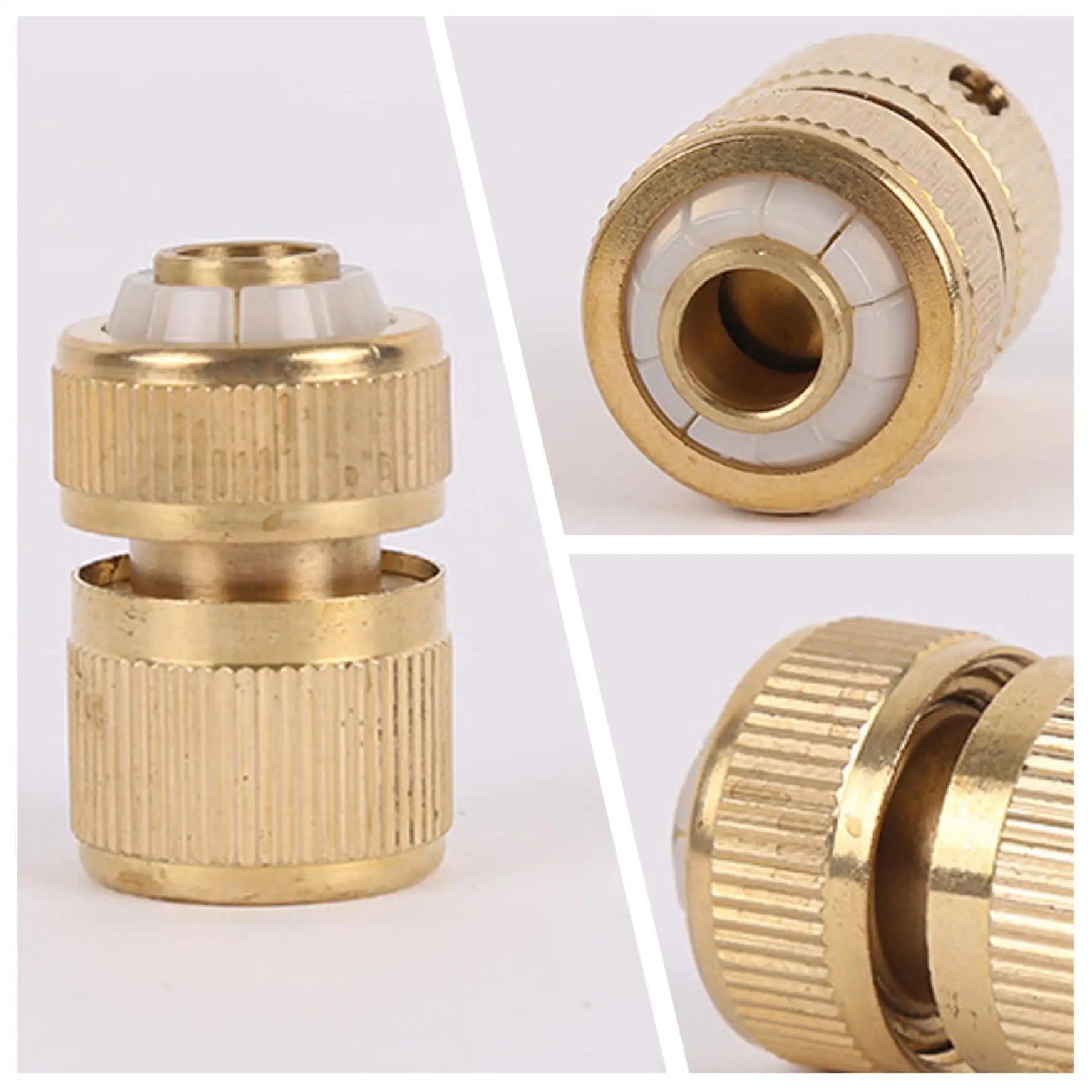 Quick Connect Hose Fittings Brass Tube Watering Coupling Disconnect