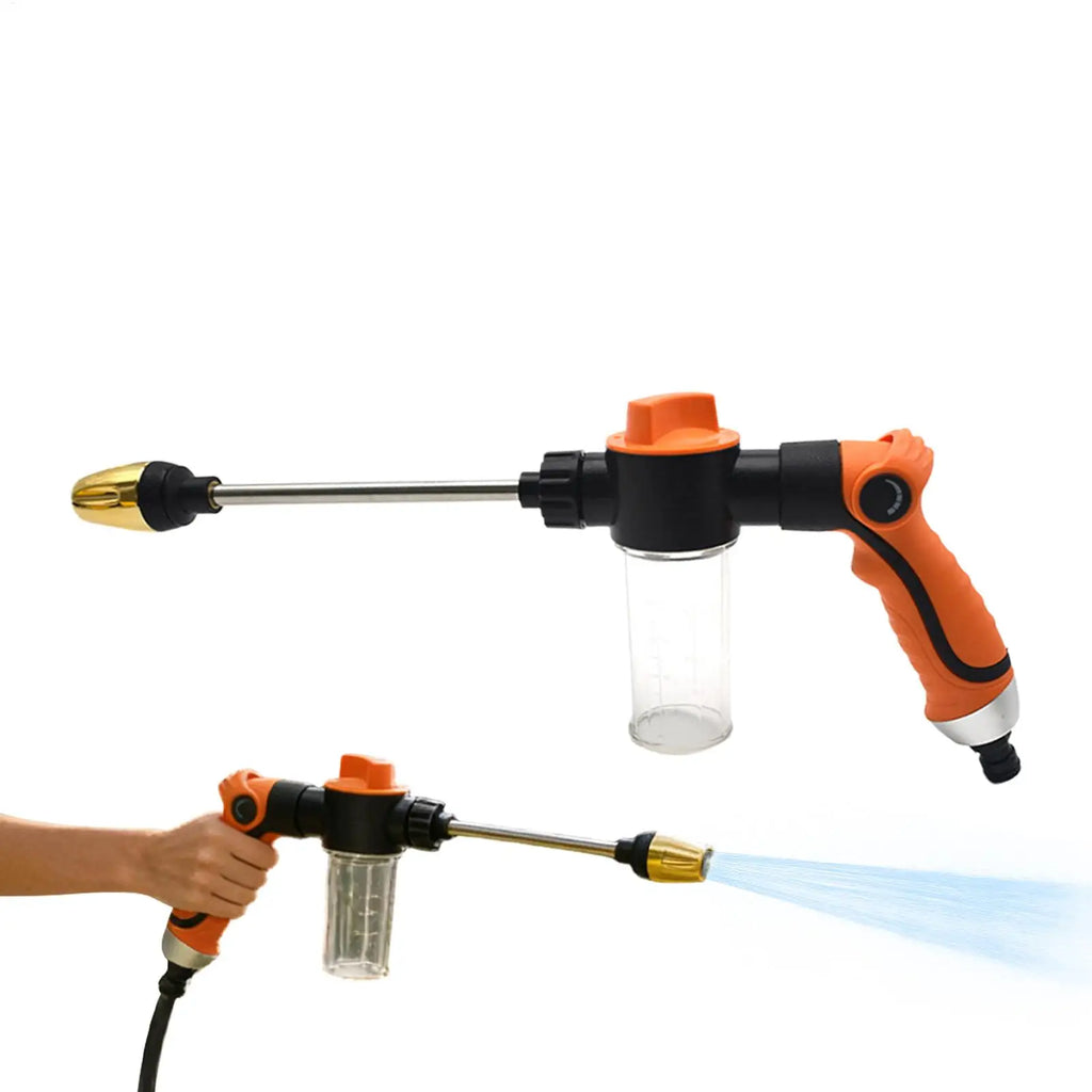 Garden Hose Nozzle Heavy Duty Adjustable Spray Gun Aluminum Alloy