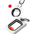 1/2PCS Portable Cable Tie Organizer with Hanging Buckle, Fluorescent for Neatly Storing & Dispensing Wire Ties Anti-Loss Design Zpaxo 2PCS