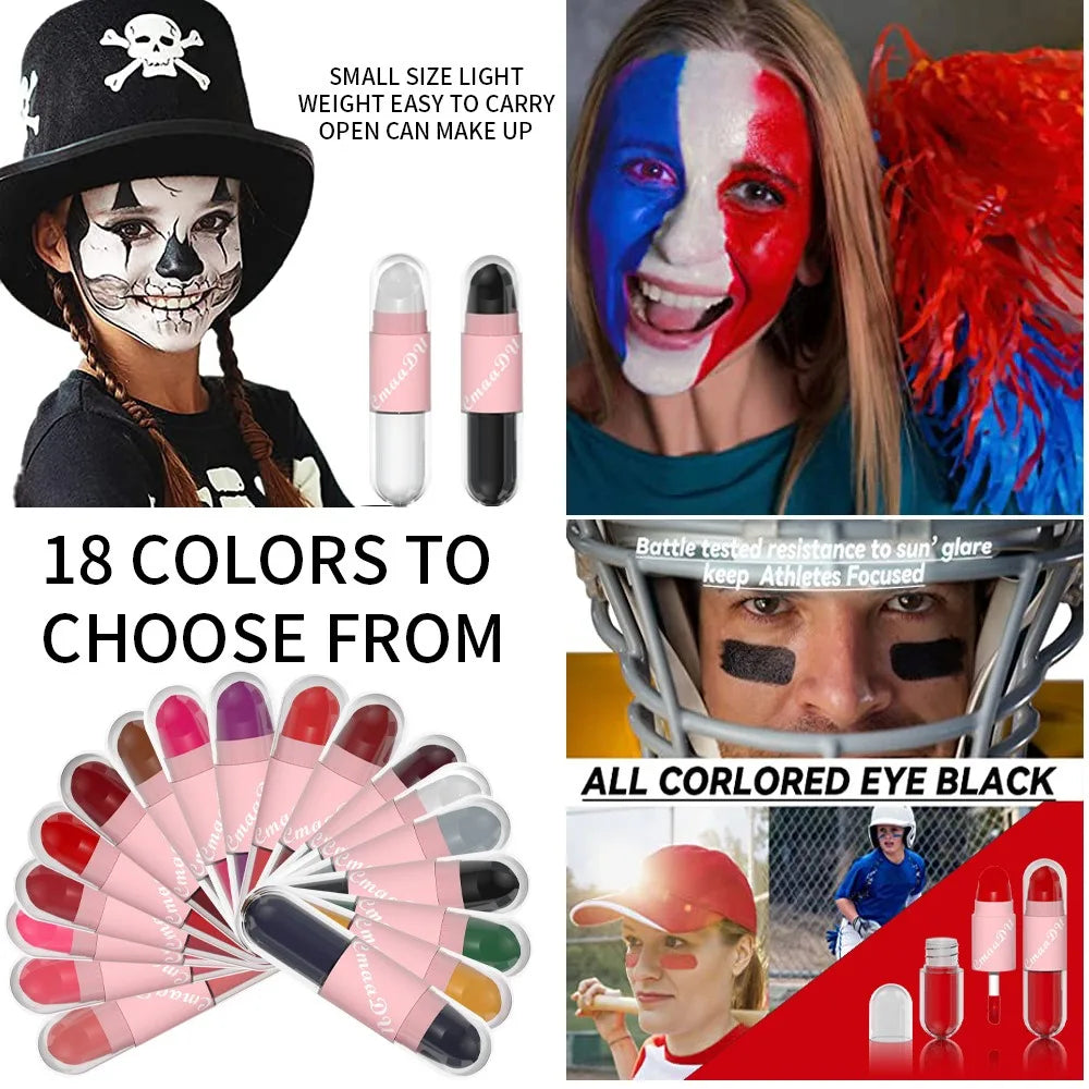 18Color 2In1 Matte Velvet Liquid Lipstick Double Head Sexy Red Purple