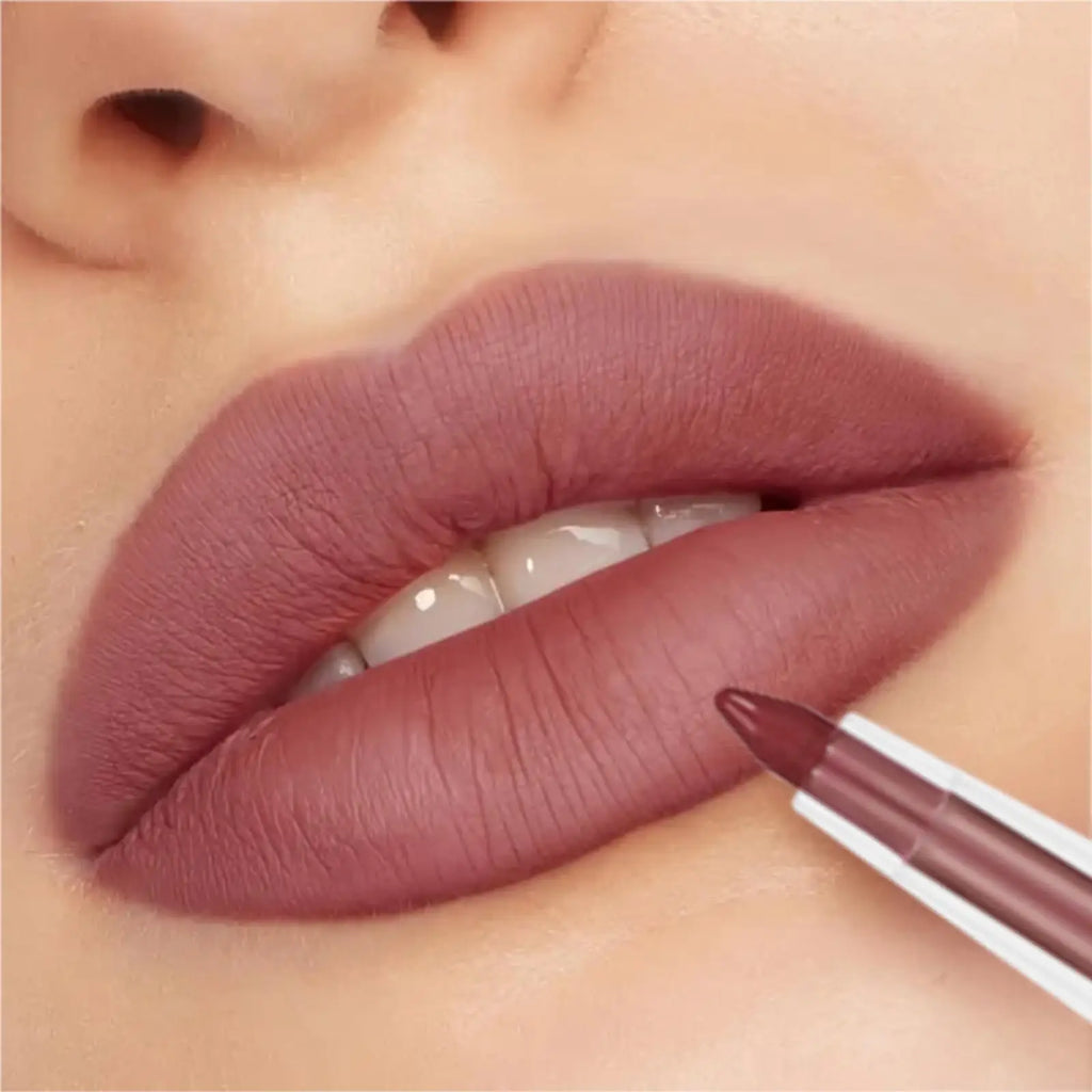 1PC Rich Pigmented, Waterproof, Silky, Durable, Non-stick Cup, Creamy Matte Lip Liner, Perfect for Date and Daily Use Zpaxo