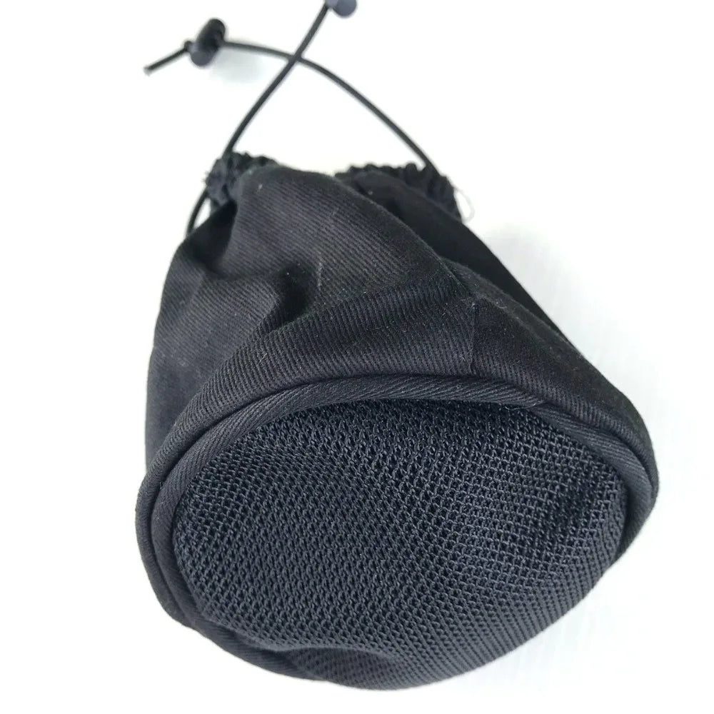 Hair Dryer Diffuser Vibration Cap Double-layer Nylon Sock Curling Zpaxo black