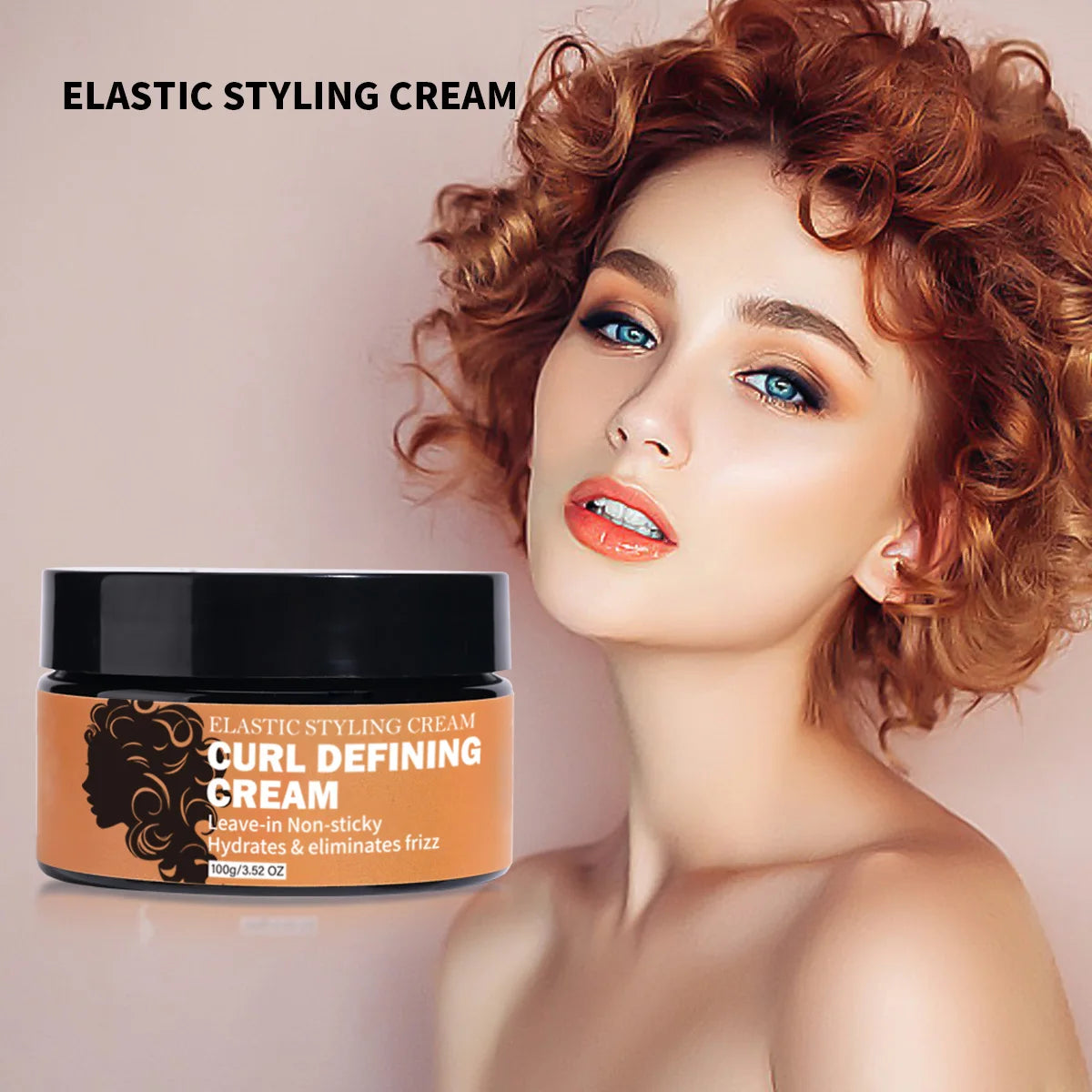 Hair Curly Cream Curly Hair Enhancer Moisturizing Frizz Hair Styling Wavy Wigs Enhance Smooth Nourishing Curl Boost Zpaxo Default Title