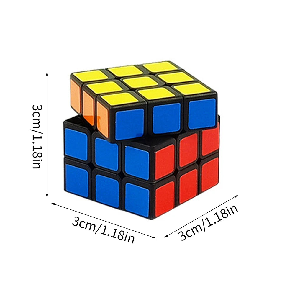 6/12/24Pcs Mini Magic Cube Puzzle 3x3x3 Puzzle Game Toys for Kids Gift Birthday Party Favors Zpaxo