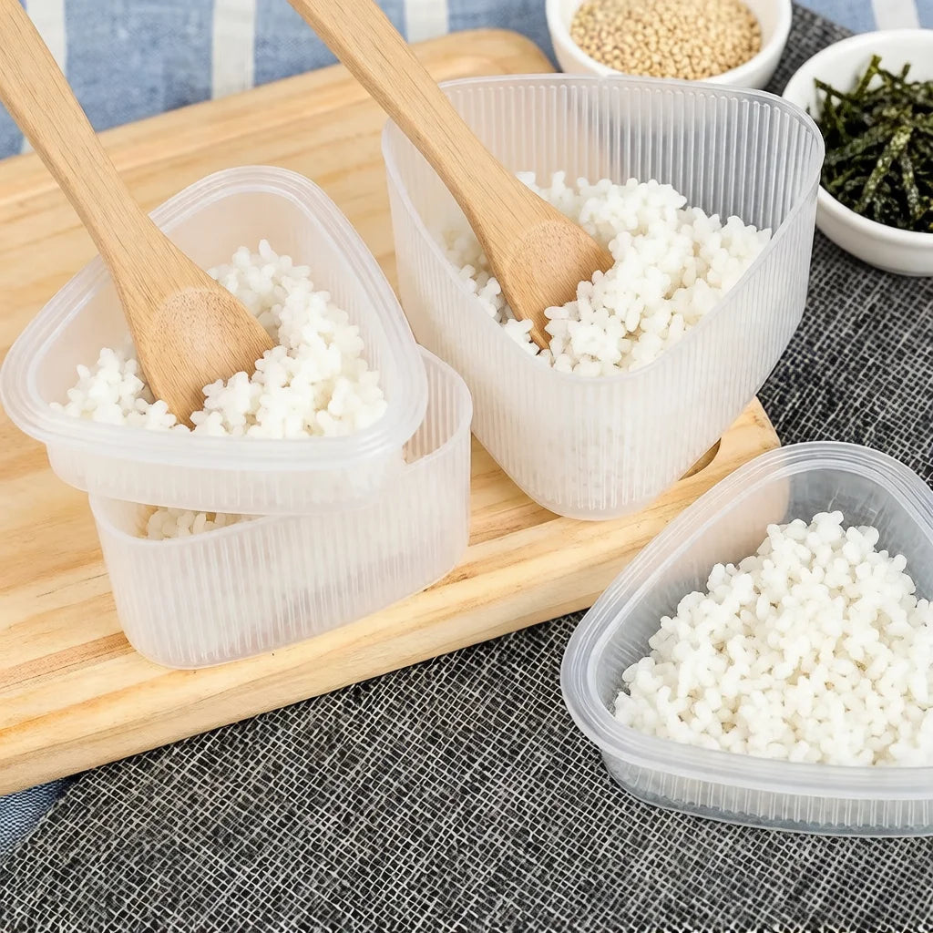 Sushi Mold Kit – Onigiri Rice Ball & Triangle Maker (2 Pack) Sushi Mold Kit Zpaxo