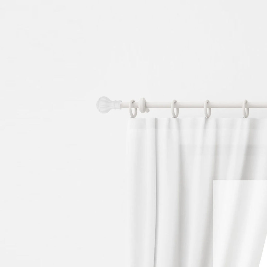 Curtain Rod End Plastic Decorative Finials Roman Drapery Window