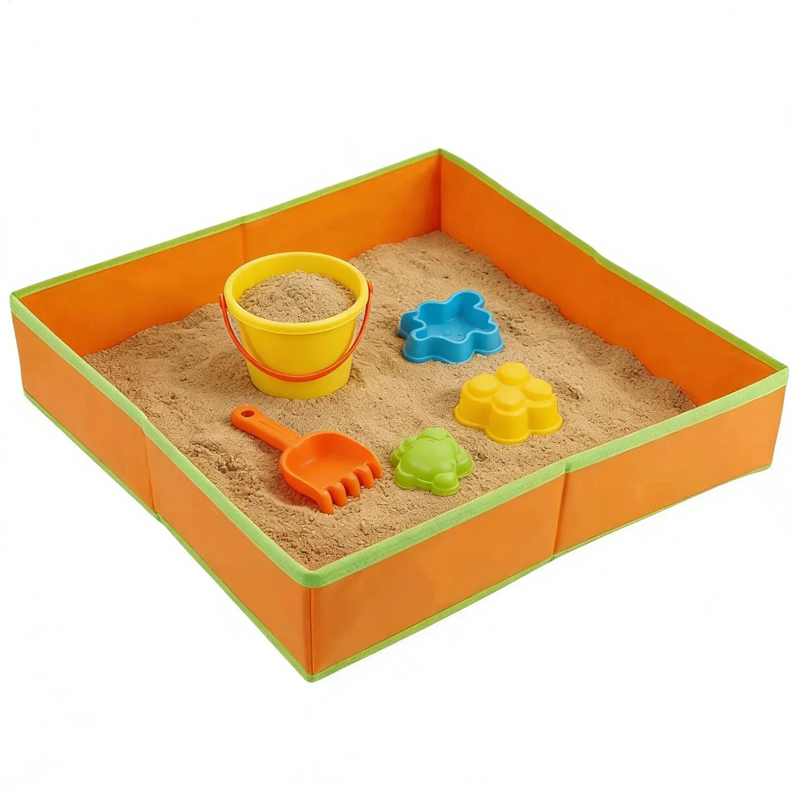Foldable Kids Sand Table – Portable Outdoor Sandbox Play Tray Kids Sandbox Table Zpaxo