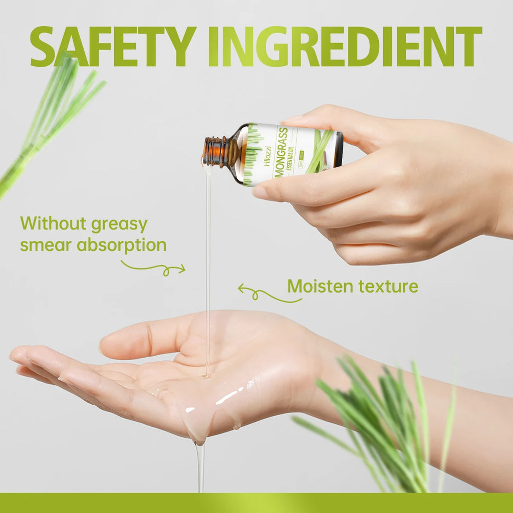 Lemongrass essential oil is suitable for various uses, fresh scent, humidifiers, candles, burners, aromatherapy Zpaxo