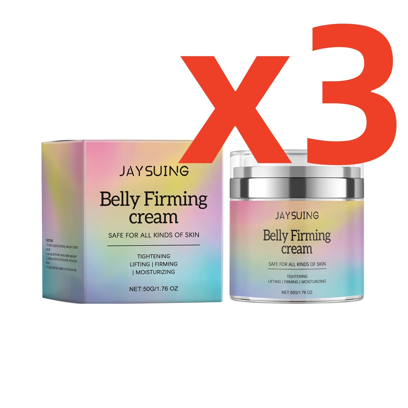 Jaysuing Belly Firming Cream – Tighten, Hydrate & Smooth Skin Body Firming Cream Zpaxo 150g Boxed 50g