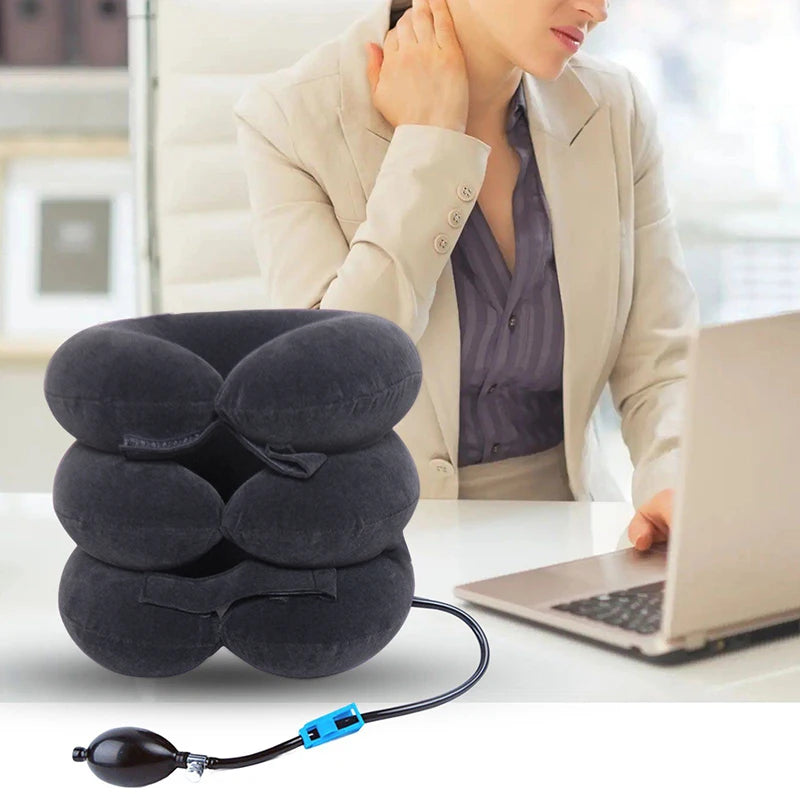Neck Stretcher Inflatable Cervical Traction Brace Breathable