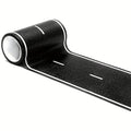 5m Black Roadway Tape Black Road Stickers Tape Residue Free Car Road Track Tape For Kids Birthday Party Racing Party Decorations Zpaxo 1PCS
