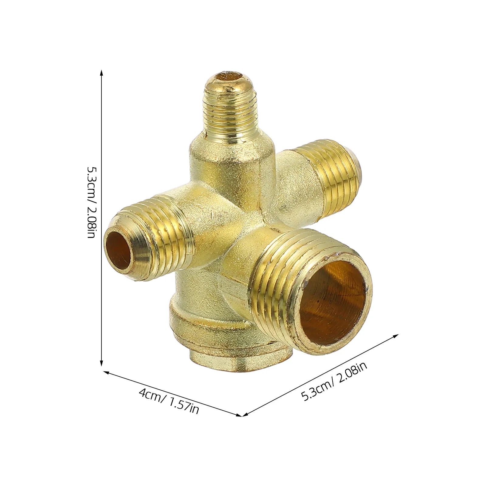 Air Compressor Valve 4 Ways Threaded Check Non-return Pneumatic
