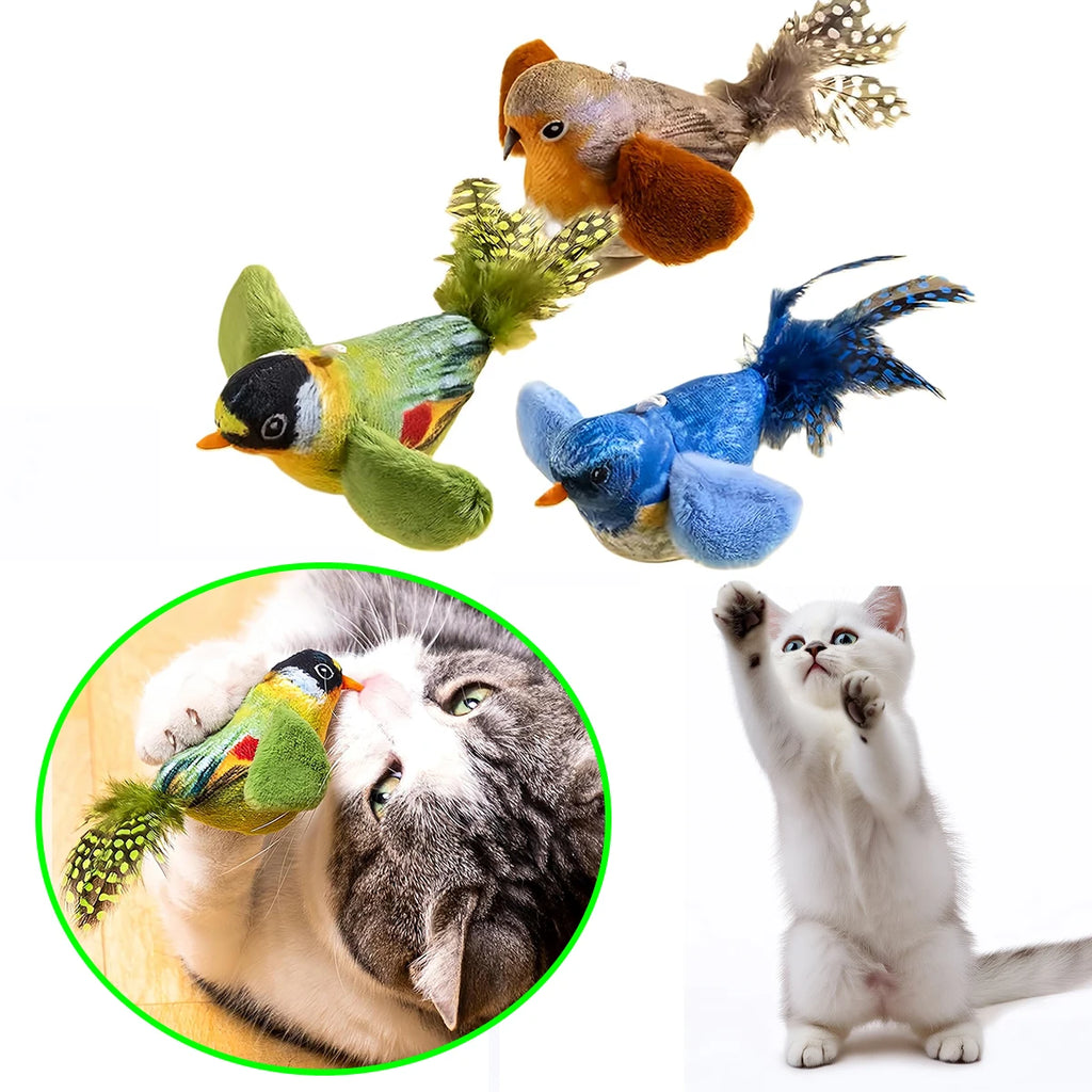 Hanging Cat Toy – Real Feathers & Catnip Interactive Teaser