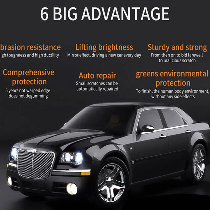 200 X Transparent Car Protective Film Paint Protection Protect Wrap