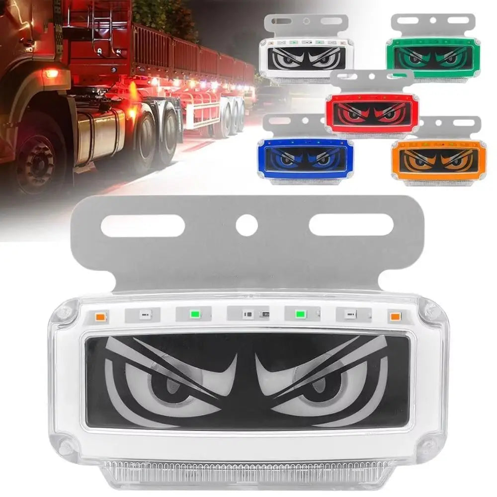 RGB LED Devil's Eye Truck Light Ultra-bright Dynamic Effect Side Zpaxo