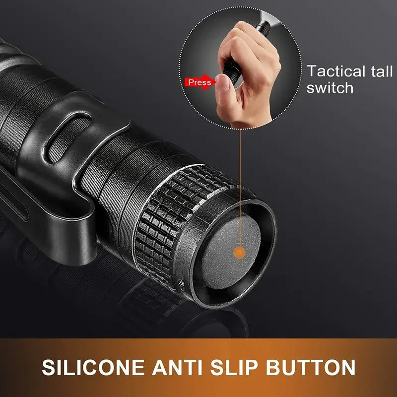 Mini LED Pen Flashlight – Compact EDC Torch | Camping & Outdoor