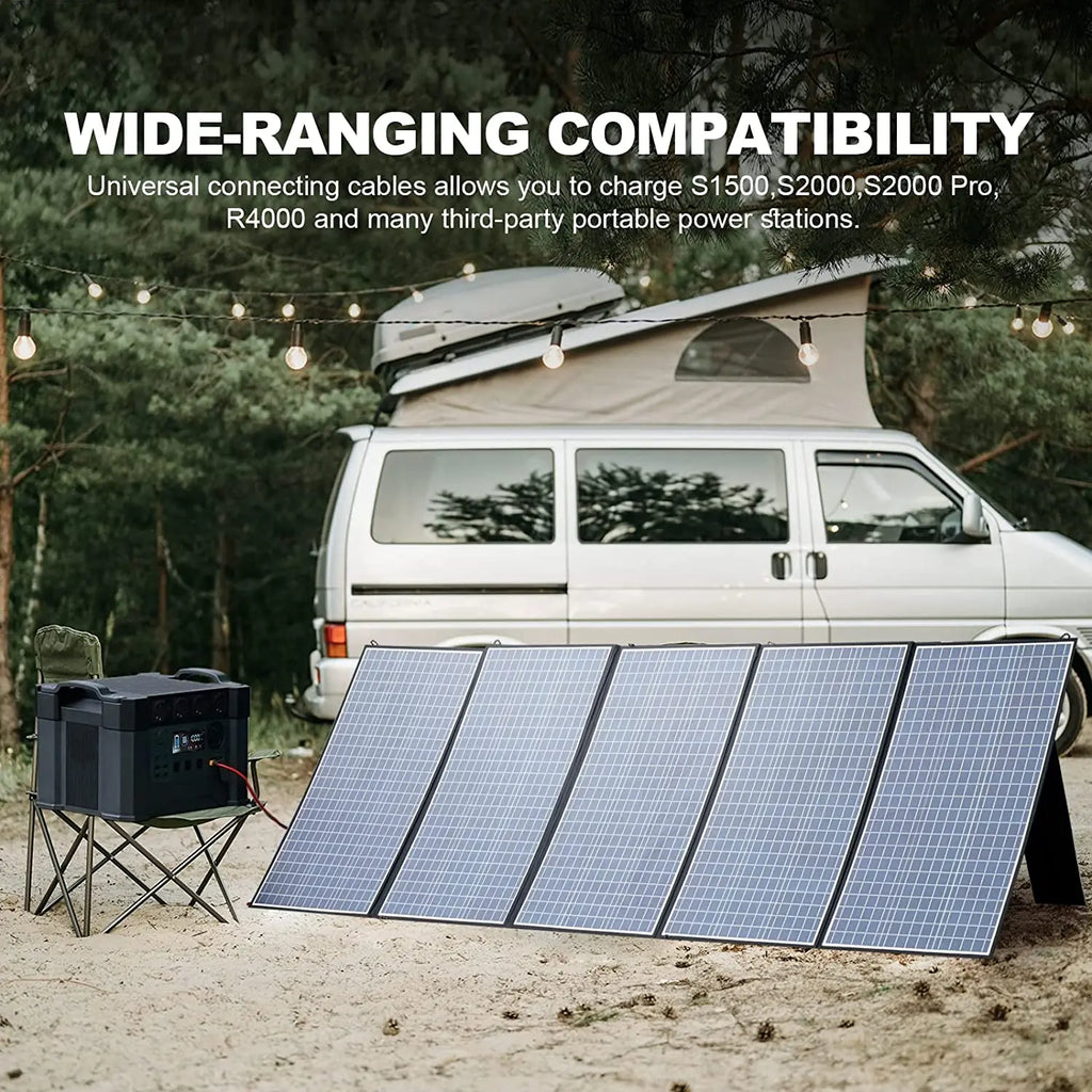 ALLPOWERS 400W 200W 140W 100W 60W Portable Solar Panel Waterproof Zpaxo
