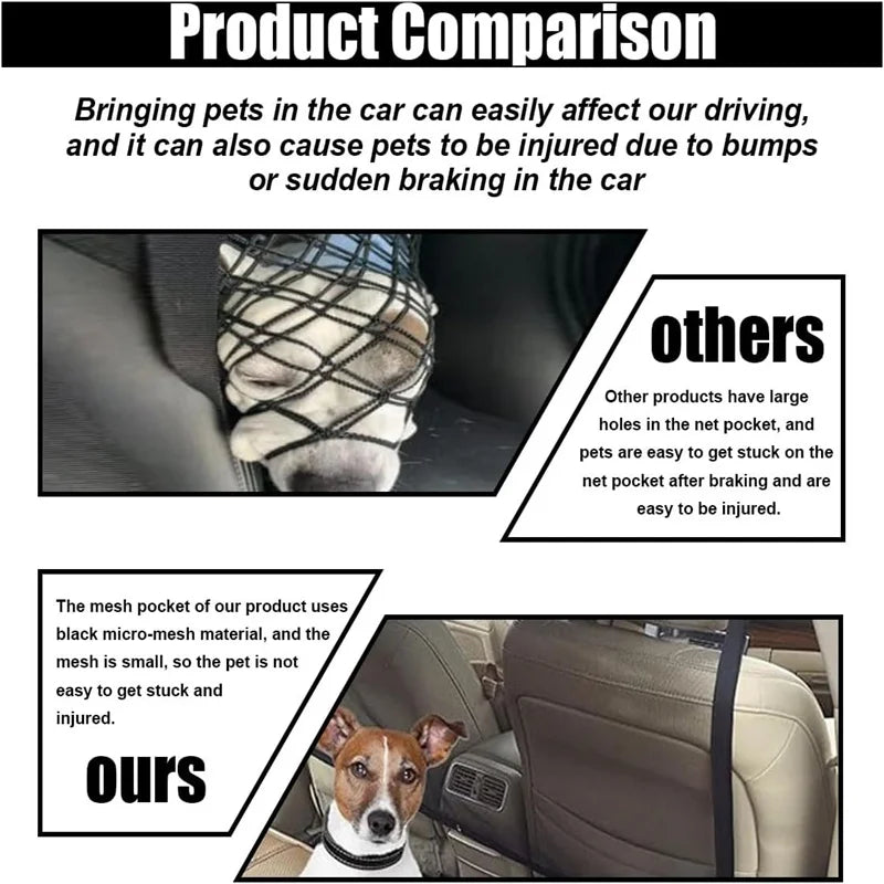 Car Anti-collision Mesh Pet Auto Fence Barrier Isolation Network
