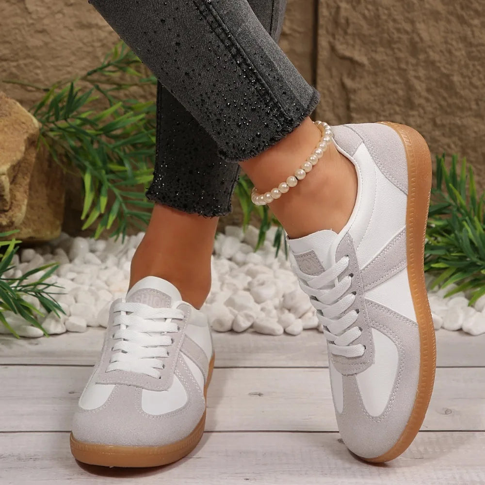 Unisex German Army Trainers Shoes Versatile White Casual 2026 Spring