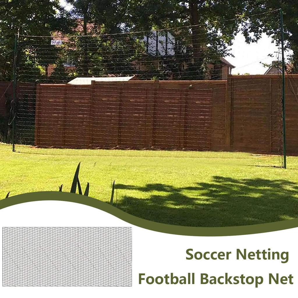 Soccer Backstop Net Nylon Sports Barrier Protective Screen Practice