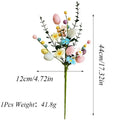 Easter Egg Stems Artificial Flowers Spring Home Decor Vase