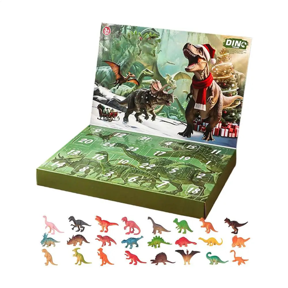 Dinosaur Advent Calendar 2025 Christmas Countdown 24 Days Kids Toy