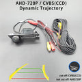 HD Rear View Backup Camera Reverse AHD CVBS License Plate Light Fits