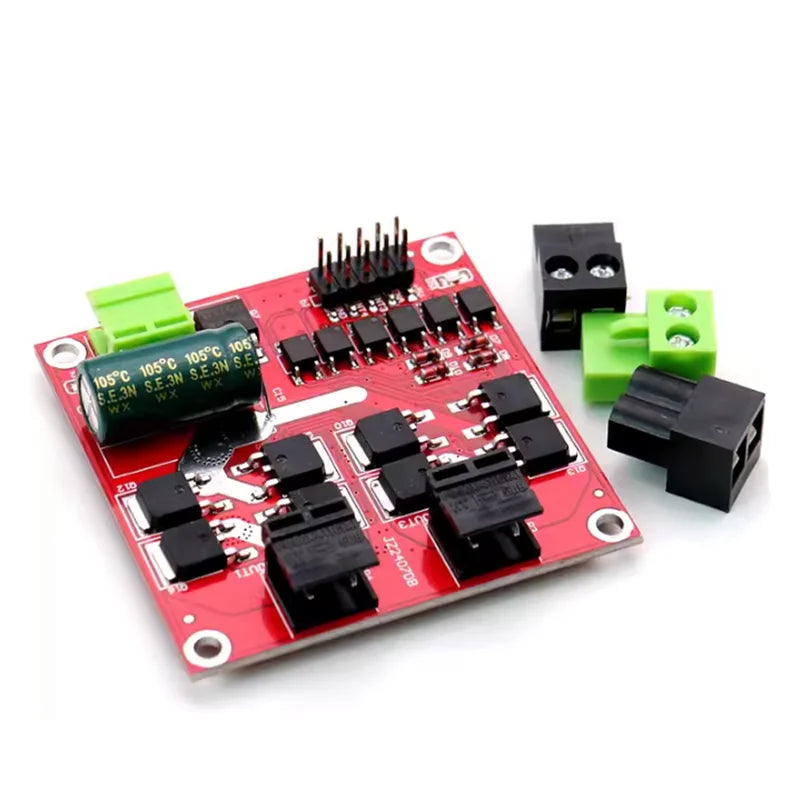 7A/160W dual DC motor drive module, high-power industrial grade forward and reverse PWM speed regulation L298 logic Zpaxo