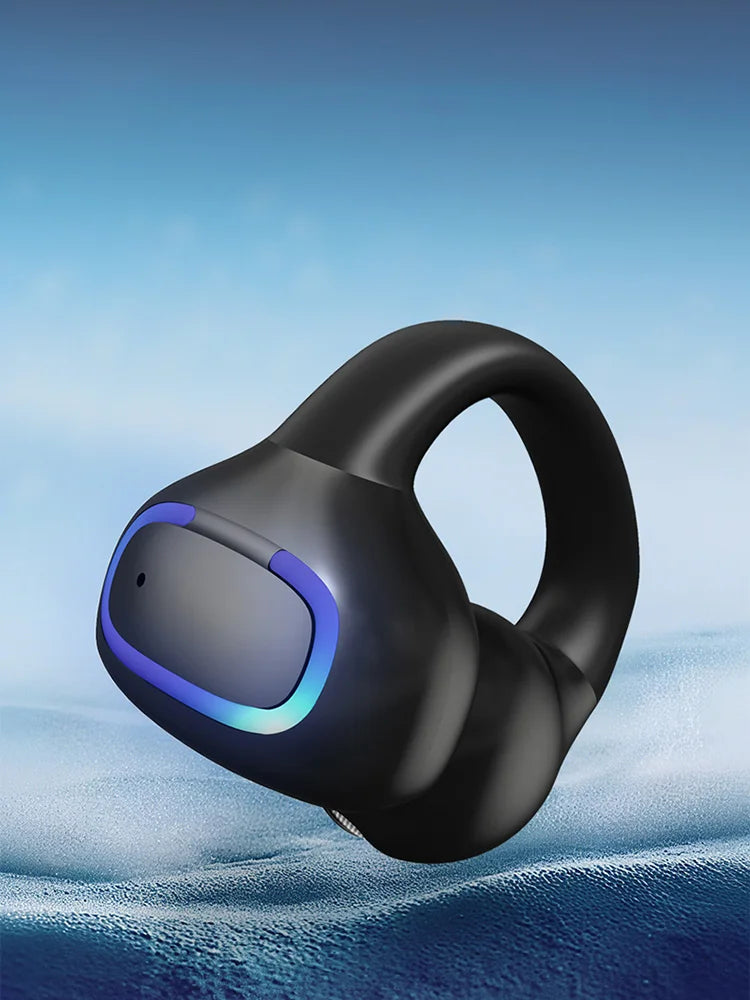 OWS Ear Clip Earphones Bone Conduction Bluetooth Sports Gaming
