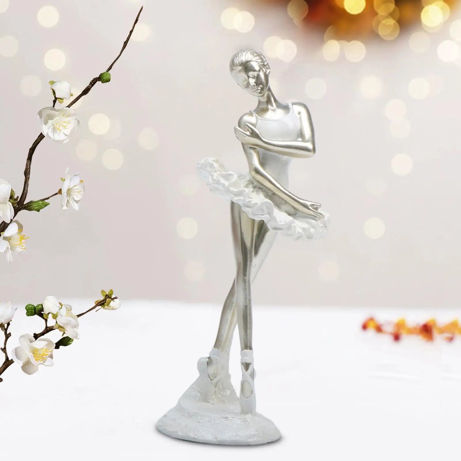 Ballerina Figurine Dancing Girl Statuette | Home Décor Gift Decorative Figurine Zpaxo Style A