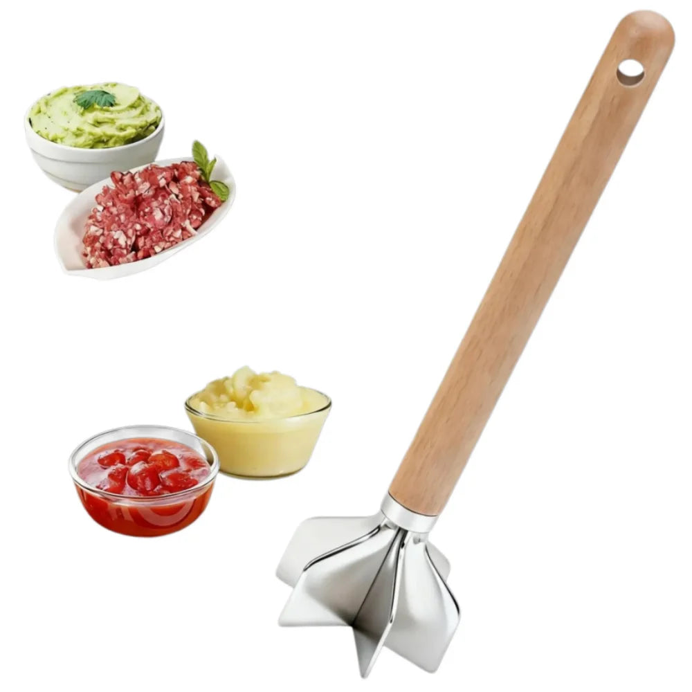 304 Stainless Steel Meat Cutter 11 Inches Hamburger Grinder Suitable Zpaxo