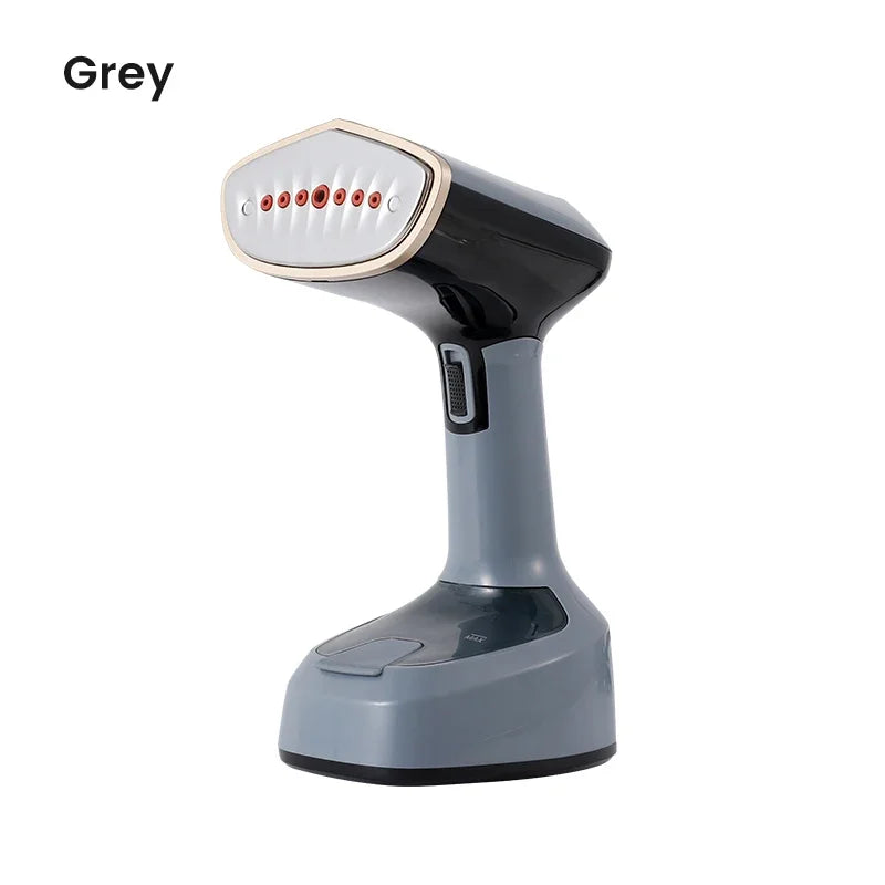 Foldable Ironing Machine 1500W Fast-Heat Garment Steamer Household Electric Fabric Steamer for Home Travel Handheld Steam Iron Zpaxo Grey US