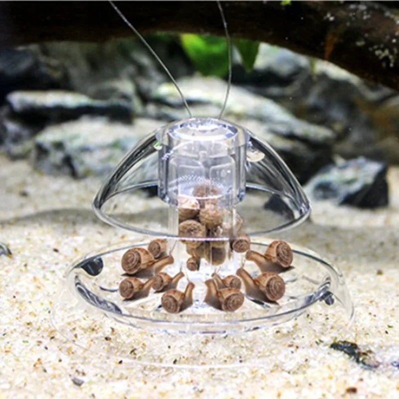 Fish Tank Aquarium Cleaner Snail Trap Catcher Plants Planaria Pest