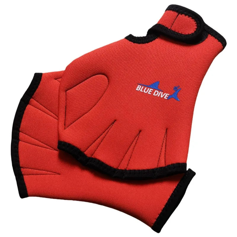 Adult Children's Diving Swimming Gloves Open Fingers Paddling Duck Paw Gloves Snorkeling Sailor Webbed Winter Swimming Gloves Zpaxo