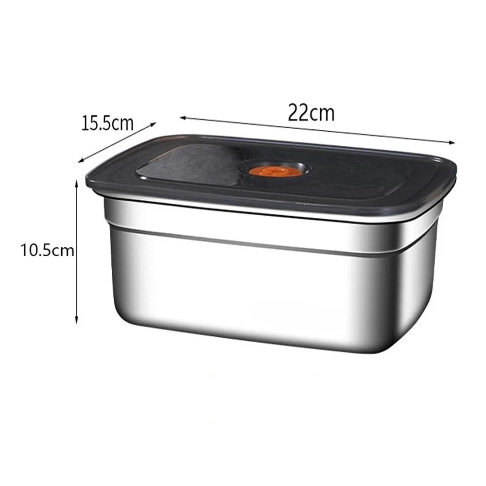 316 Stainless Steel Leak-Proof Bento Lunch Box | 500ml–3000ml Bento Lunch Box Zpaxo 3000ML