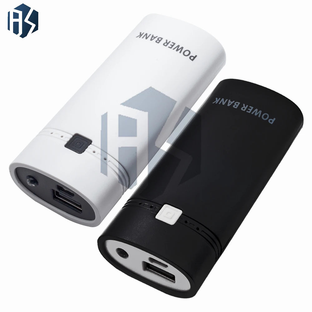 1PCS Detachable Design With Indicator Light For Smart Phone Power Bank Case Battery Practical For 18650 Battery Zpaxo