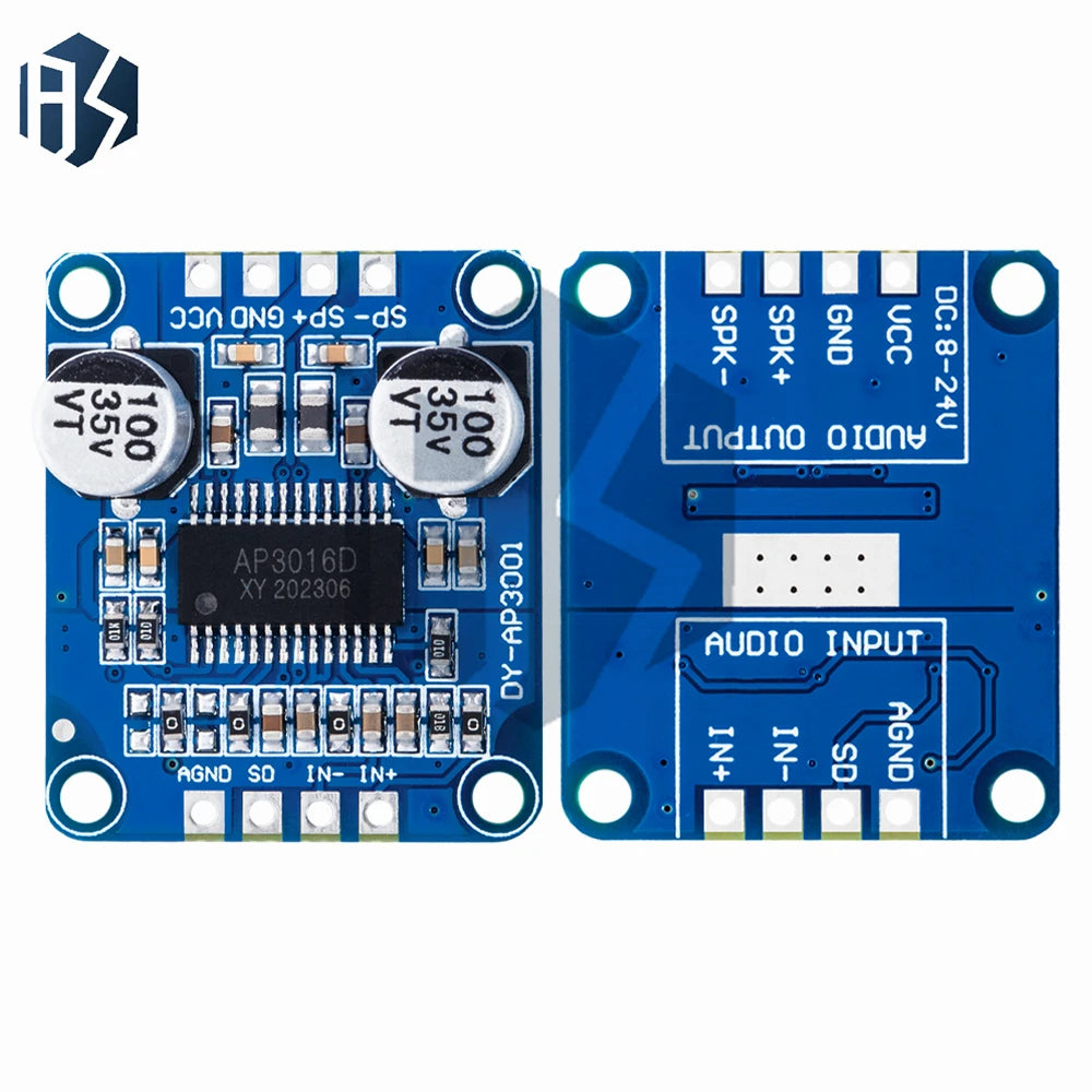 Class D Mono Digital Power Amplifier Module 30W-300W DC 8-24V 4-8Ω Zpaxo
