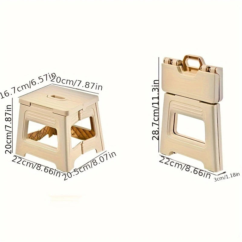 New Lightweight Space Thickened Folding Stool,Portable Home Outdoor Camping,Magza Fishing,Simple and integrated Design Zpaxo